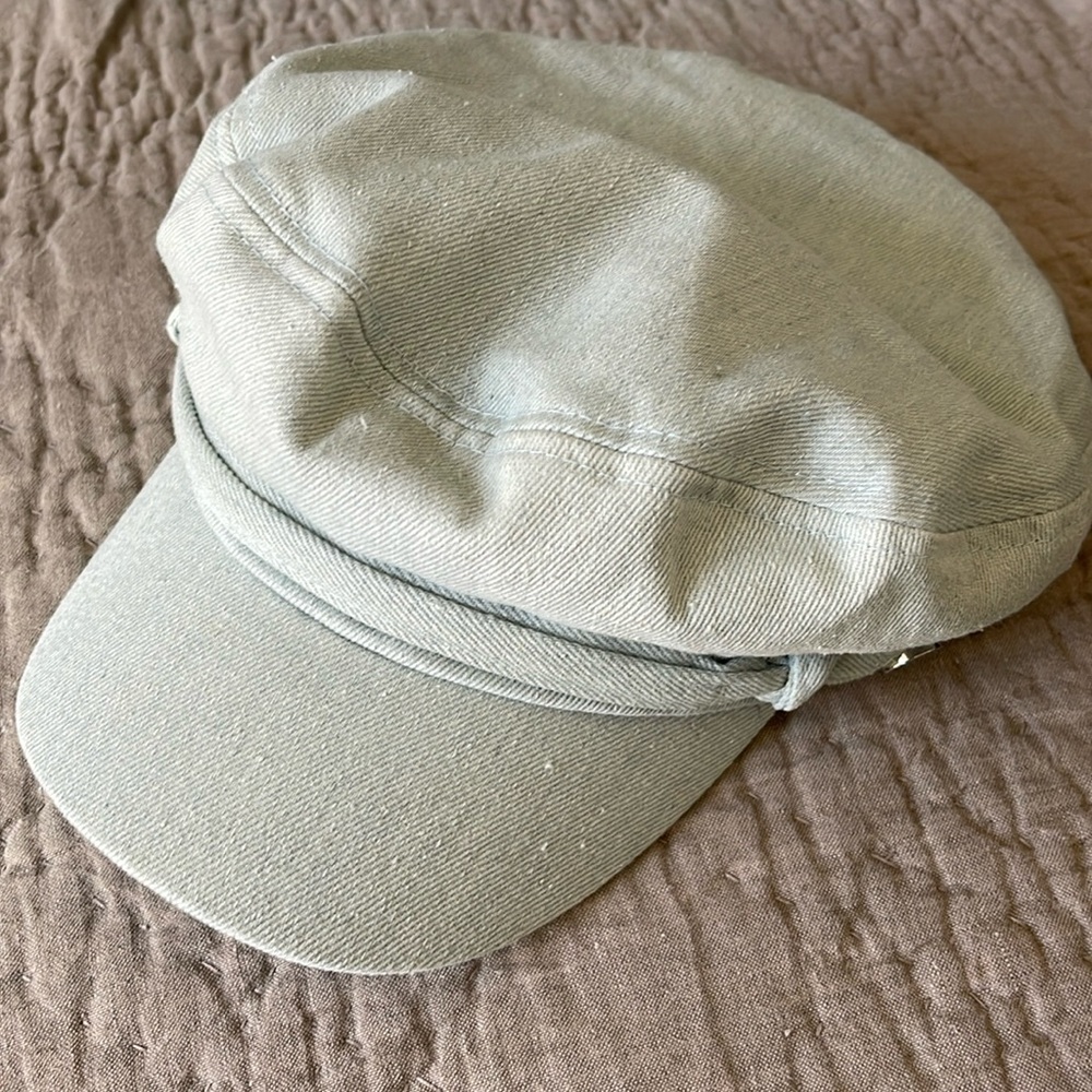 Light denim cap